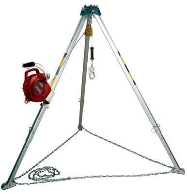 Sistema para espacios confinados pro 50' - srl 3 vias acero galvanizado - 3m