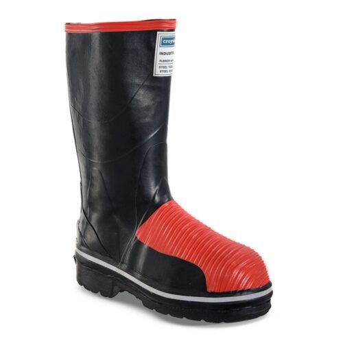 Bota croydon industrial rubber miner negra