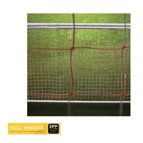 Malla De Fútbol PP Naranja 3mm