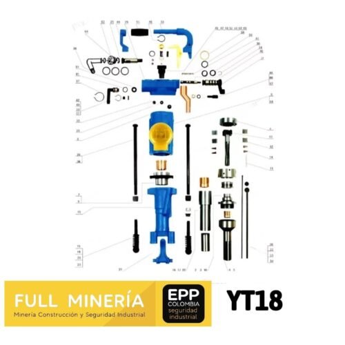 Piezas y Repuestos Perforadora YT18