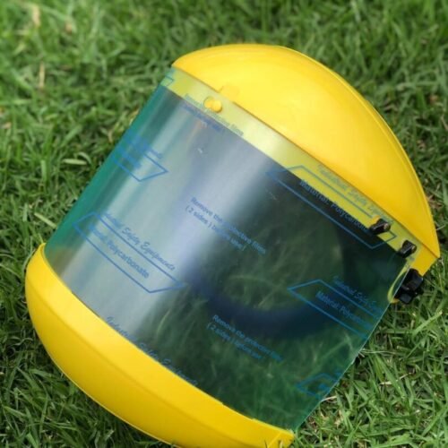 Careta de protección facial con soporte ajustable
