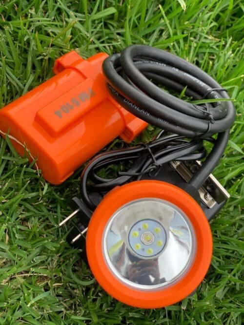 Lámpara minera naranja kl5