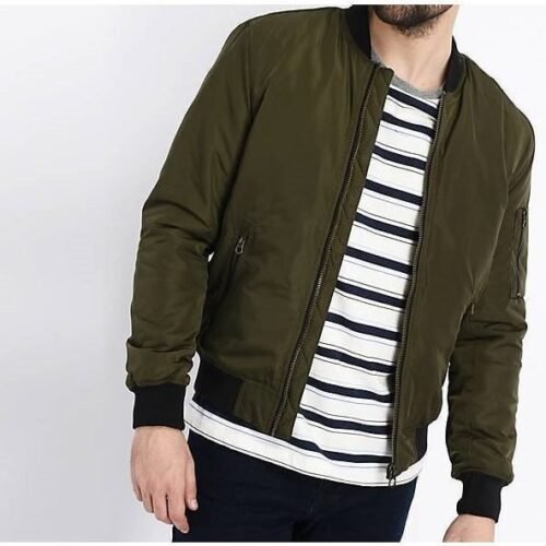 Chaqueta casual verde
