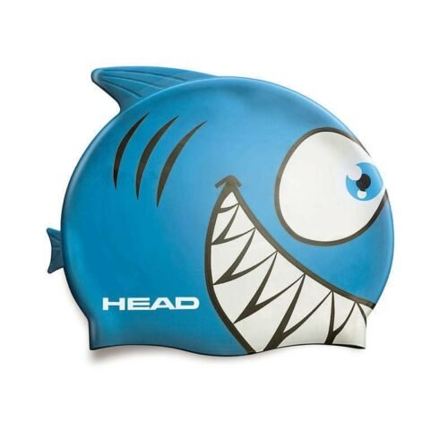 Gorro fish silicone swim cap junior